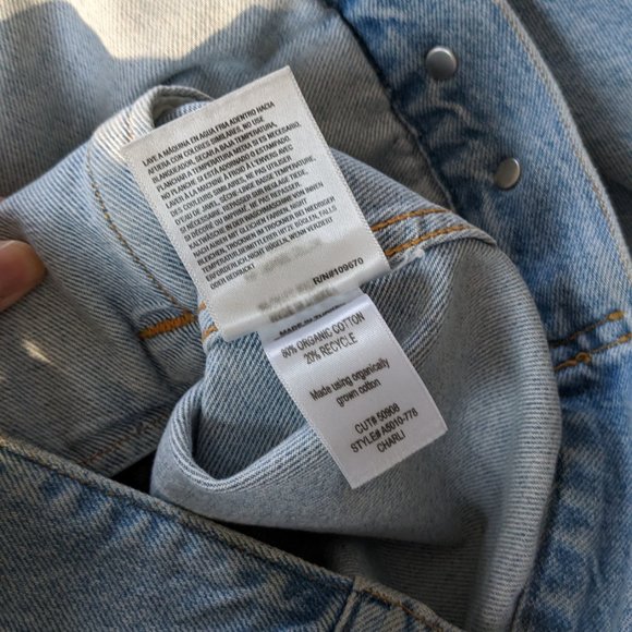 AGOLDE Charli Oversized Denim Jacket S - Picture 7 of 7